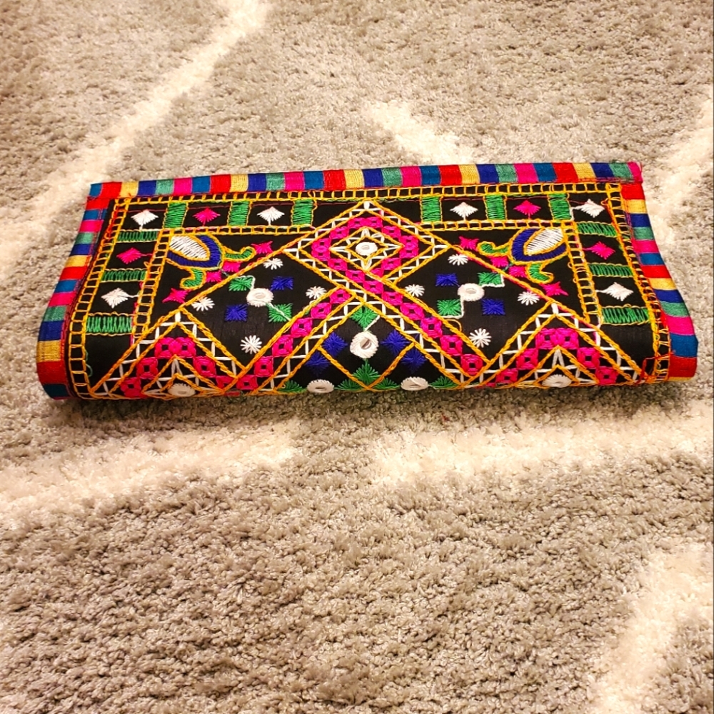 Tribal Wallet Clutch